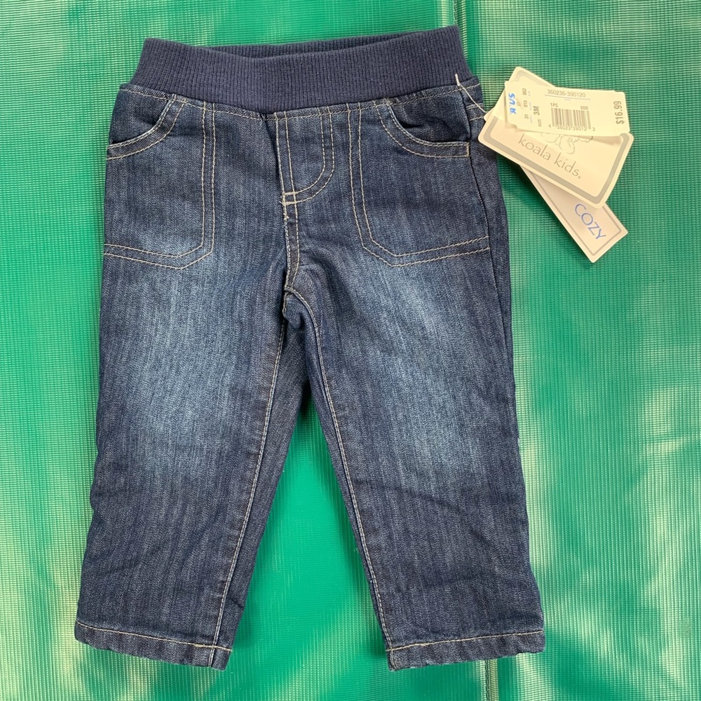 Koala kids elastic waist band baby jean pants